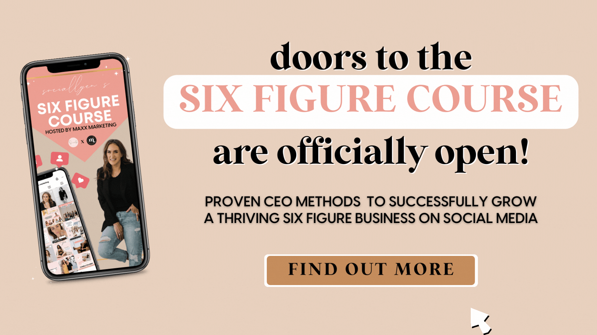 The Doors to our Six Figure Course are now OPEN! - Socially Em
